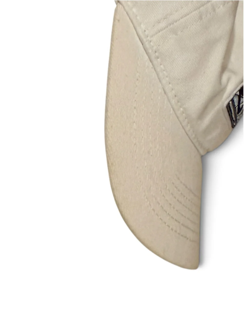 Vtg Nike 4-7 Just Do It White Strapback Hat Sneaker Patch Swoosh 100% Cotton Cap